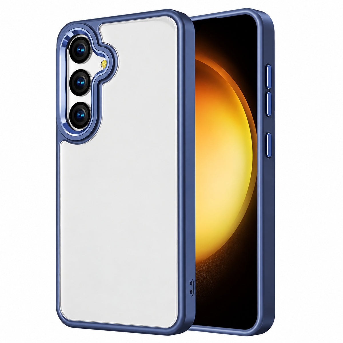 Matt Ultra-Hybrid Case for Samsung Galaxy S24 - Midnight Blue