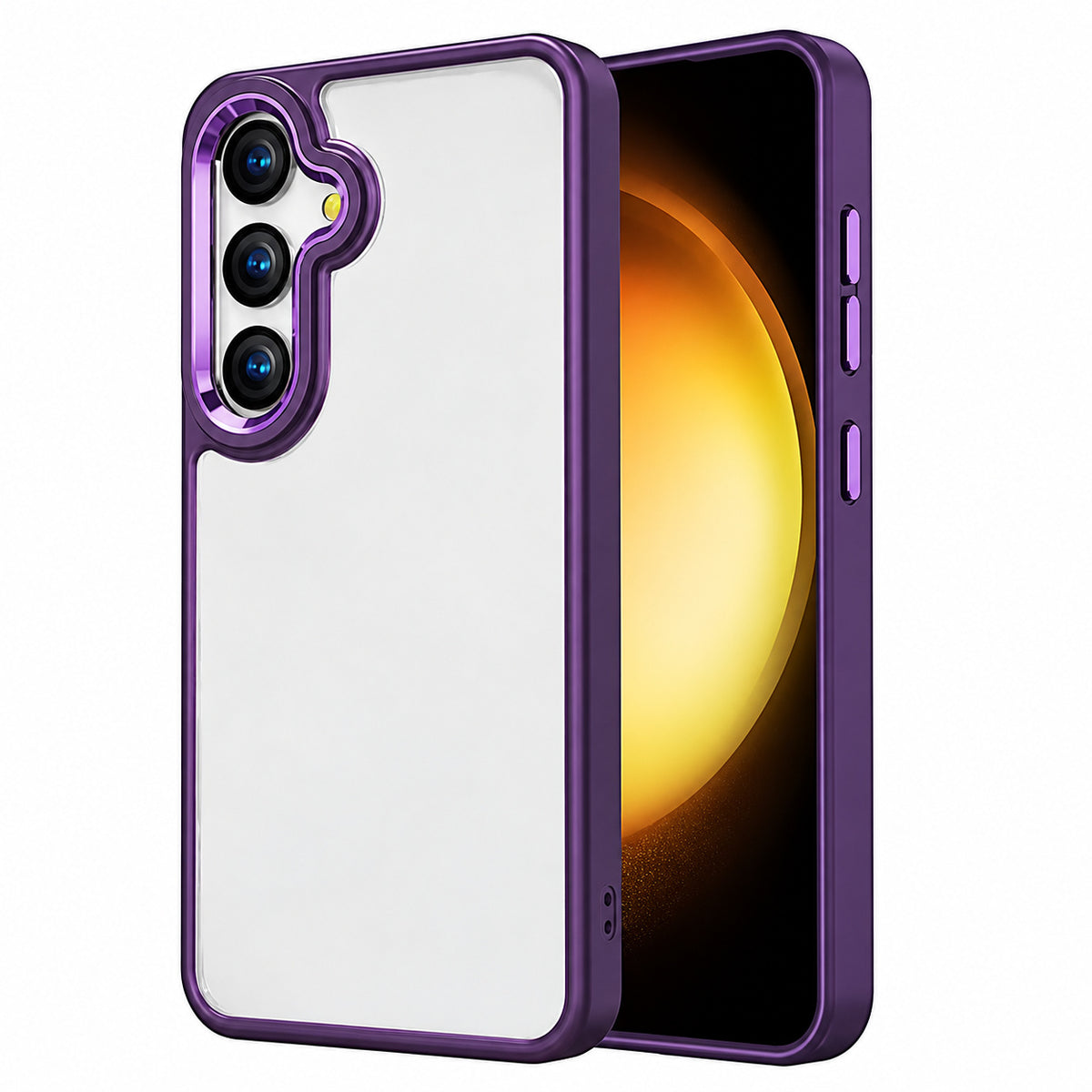Matt Ultra-Hybrid Case for Samsung Galaxy S24 - Deep Purple