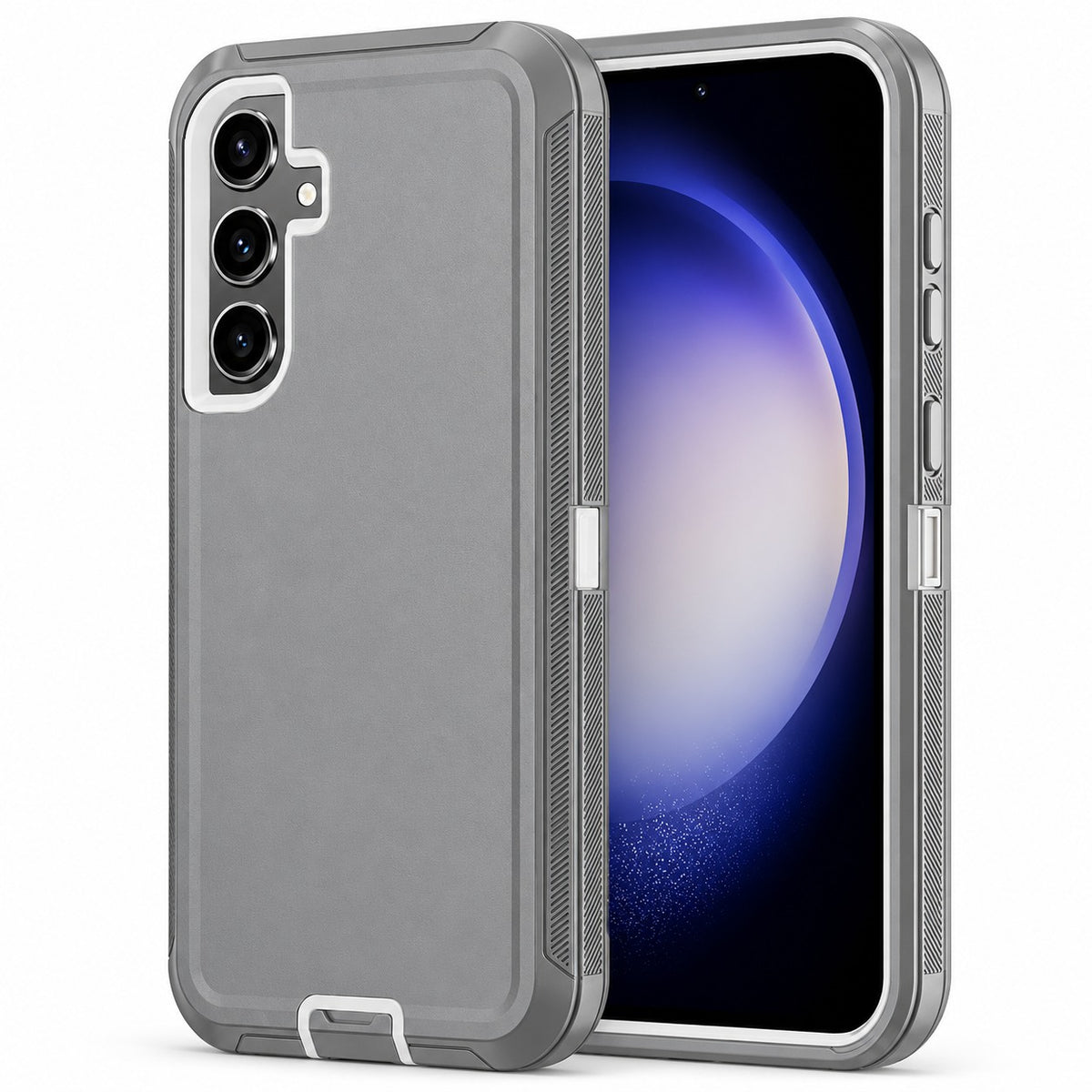 Triple Protection Case for Samsung Galaxy S24 FE - Grey