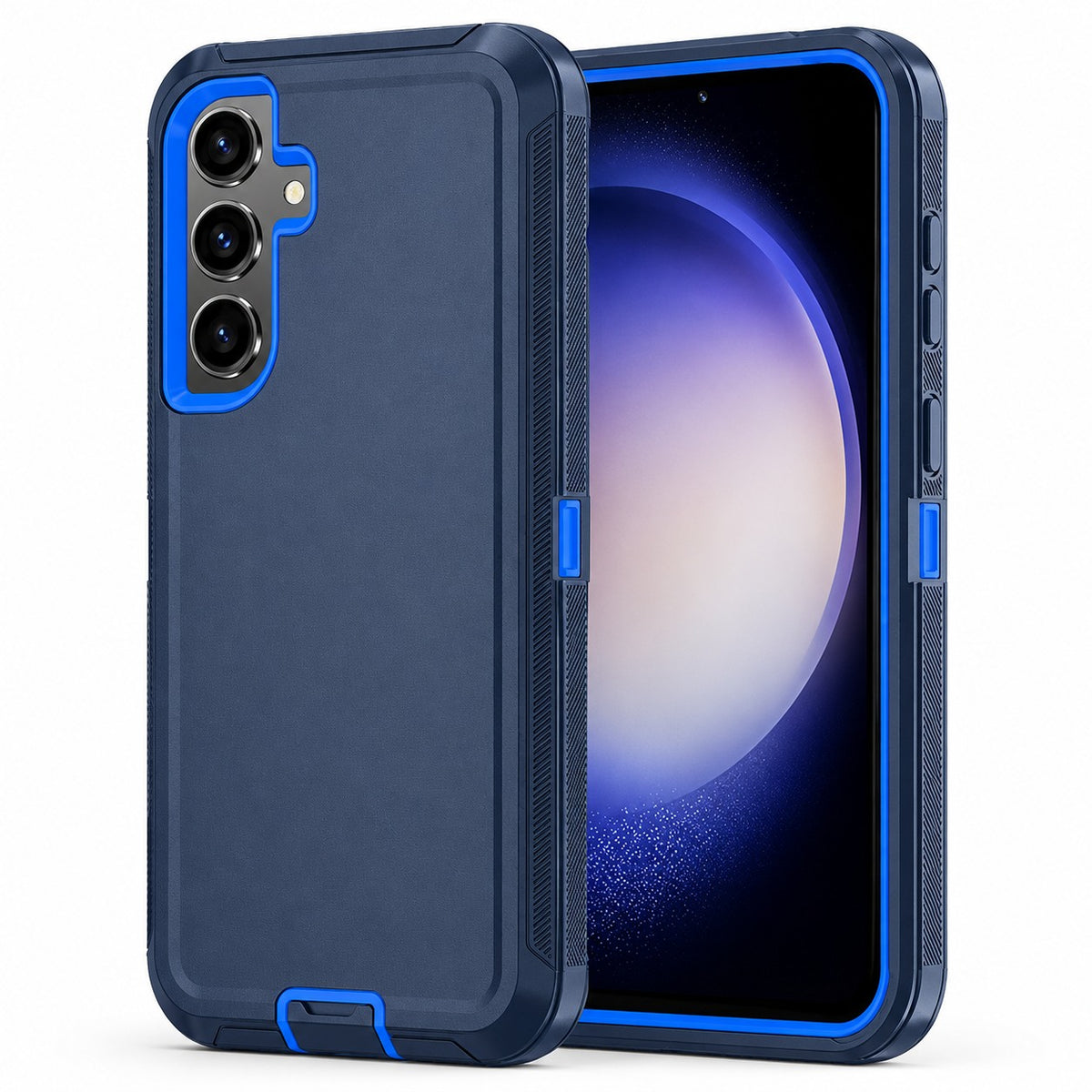 Triple Protection Case for Samsung Galaxy S24 FE - Navy