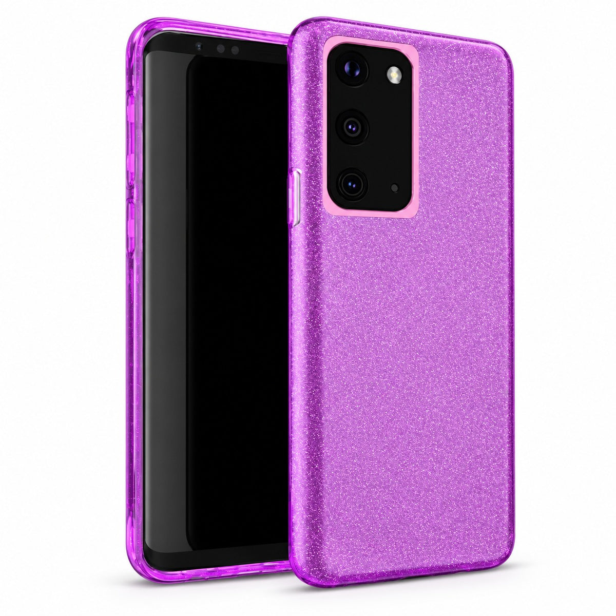 3-in-1 Glitter for Samsung Galaxy S24 Ultra - Purple