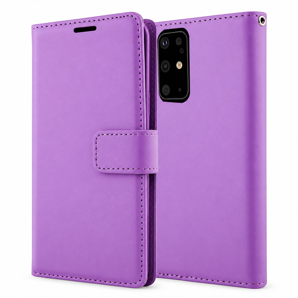 Photo ID Wallet for Samsung Galaxy S20 Ultra - Purple