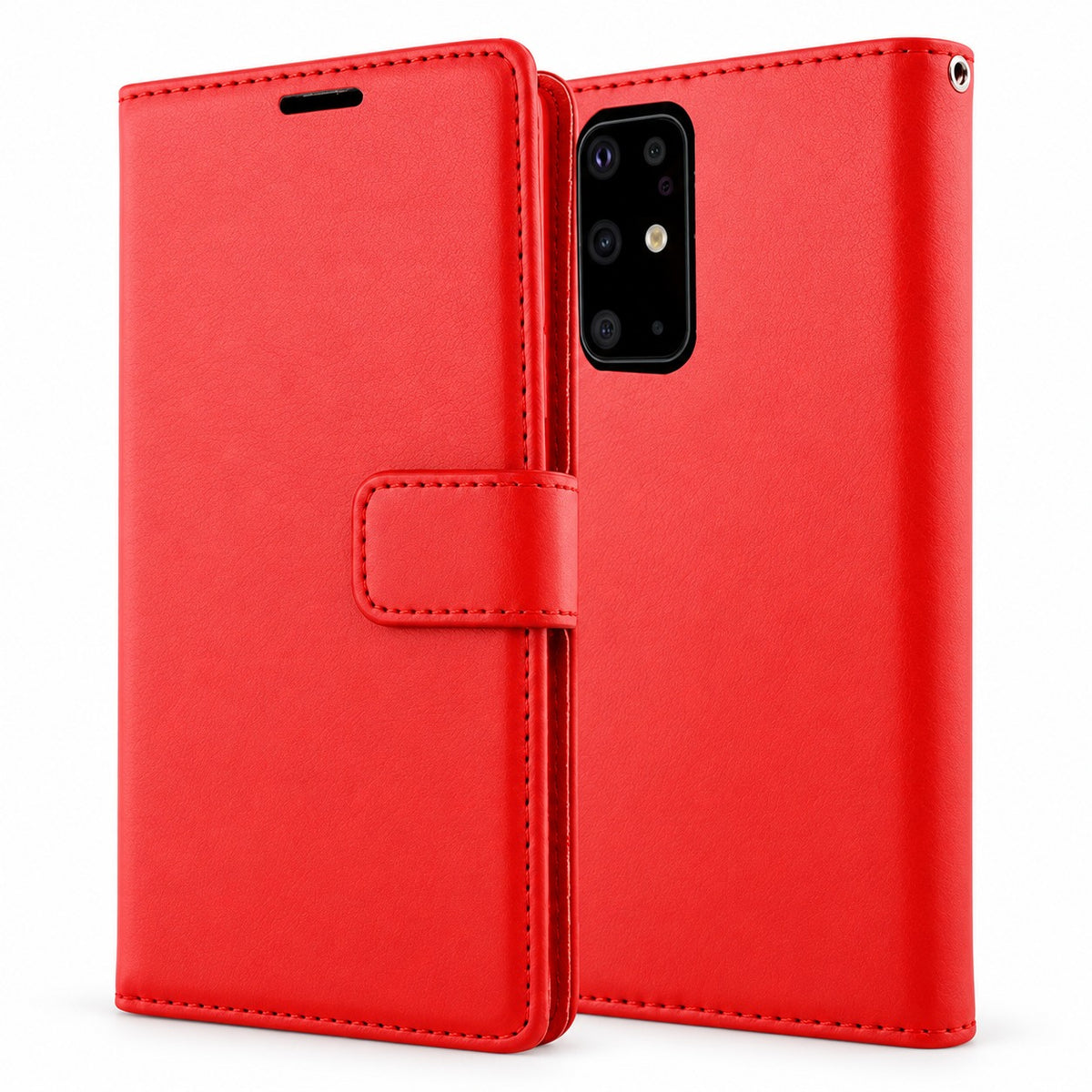 Photo ID Wallet for Samsung Galaxy S20 Ultra - Red