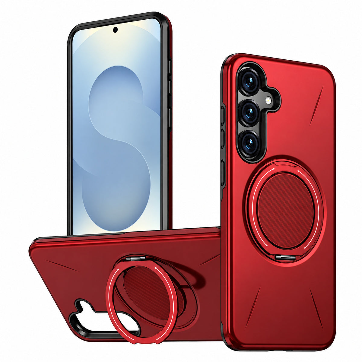 MagSafe Forge Ring Case Samsung Galaxy S24 - Red