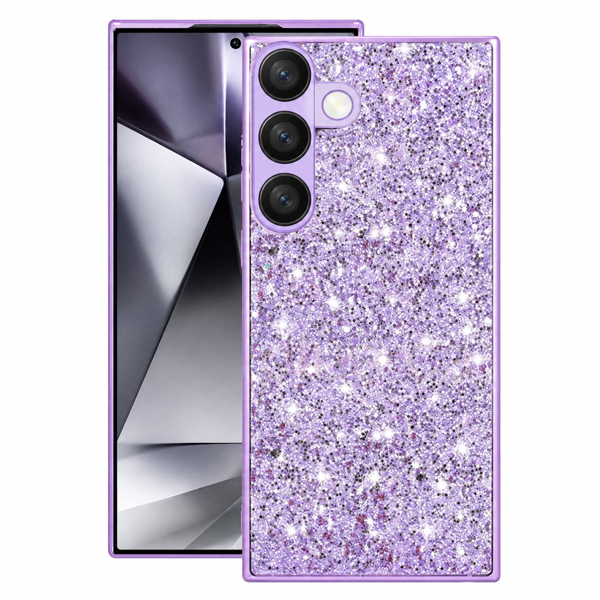 Luxury Rhinestone Case for Samsung Galaxy S25 FE - Light Purple