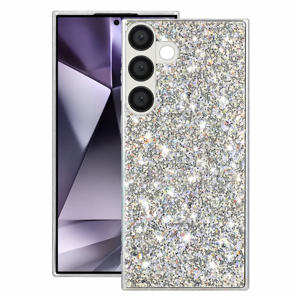 Luxury Rhinestone Case for Samsung Galaxy S25 FE - Silver