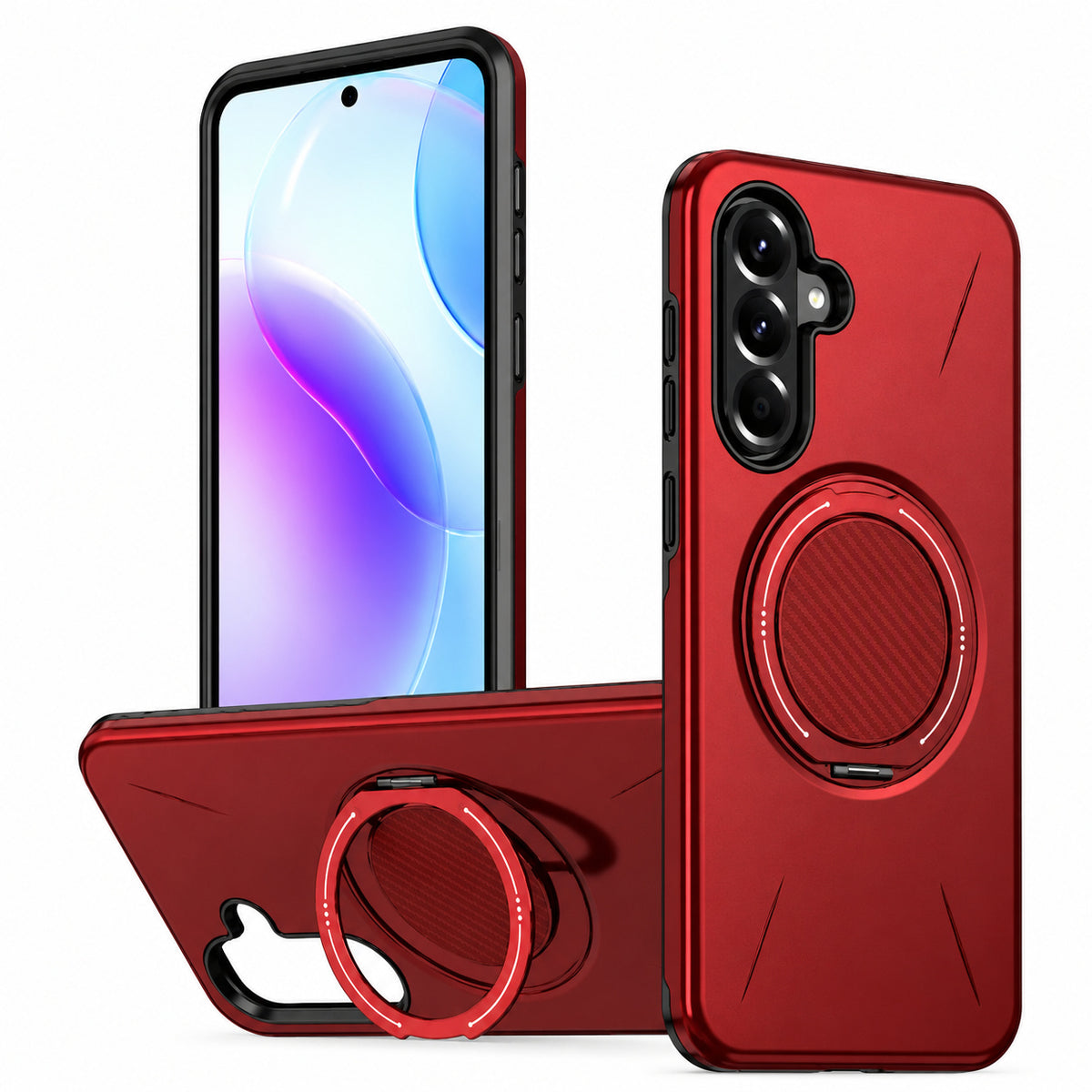 MagSafe Forge Ring Case Samsung Galaxy A37 - Red