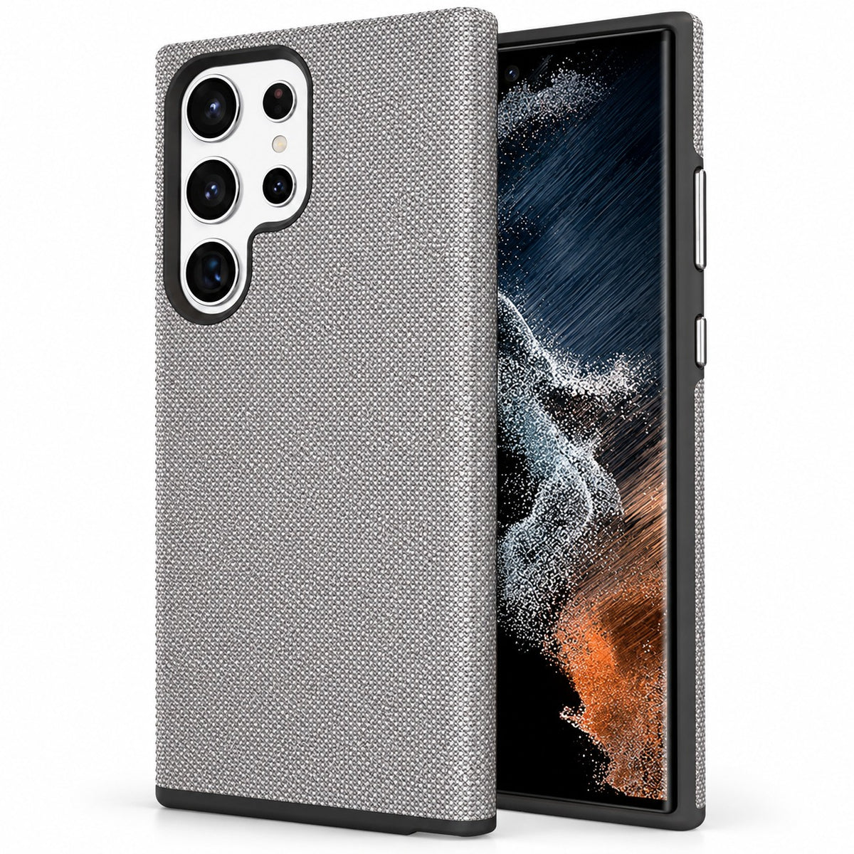 Dotted Comm Case for Samsung Galaxy S24 Ultra - Grey