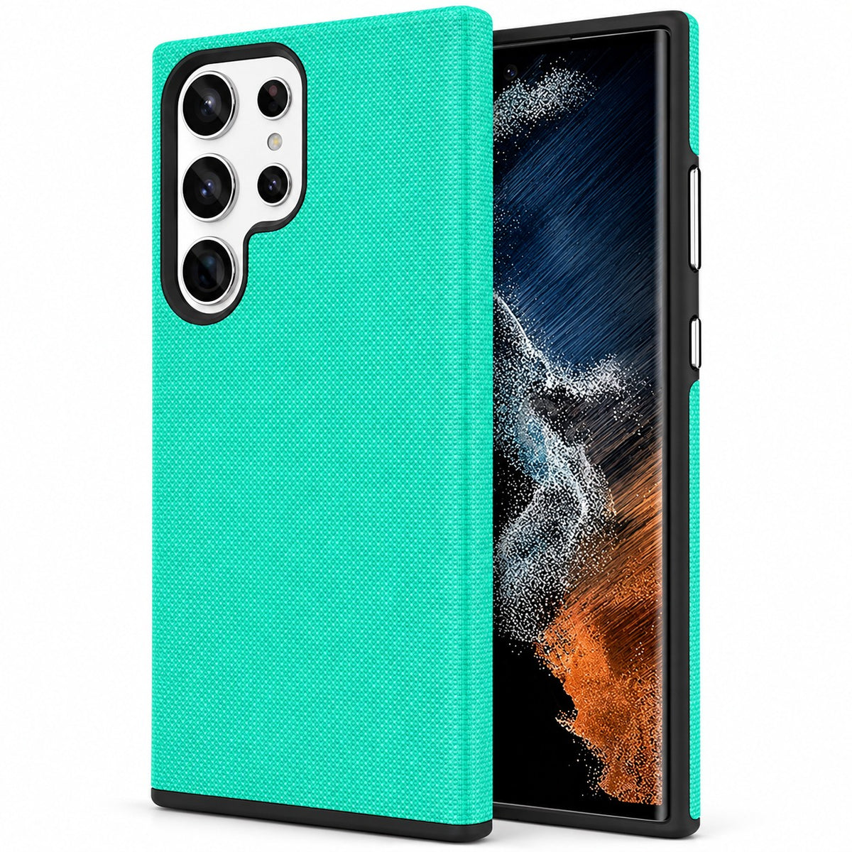 Dotted Comm Case for Samsung Galaxy S24 Ultra - Teal