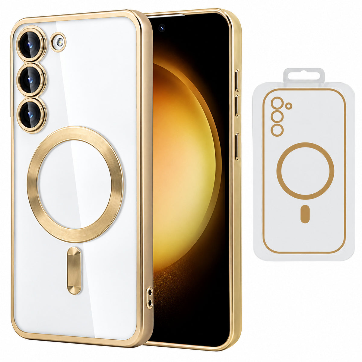 Electro Matt Magsafe Case for Samsung Galaxy S25 FE - Desert Titanium
