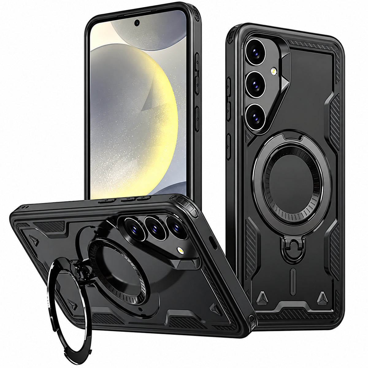 Sparta Magsafe Ring Case for Samsung Galaxy A56 - Black