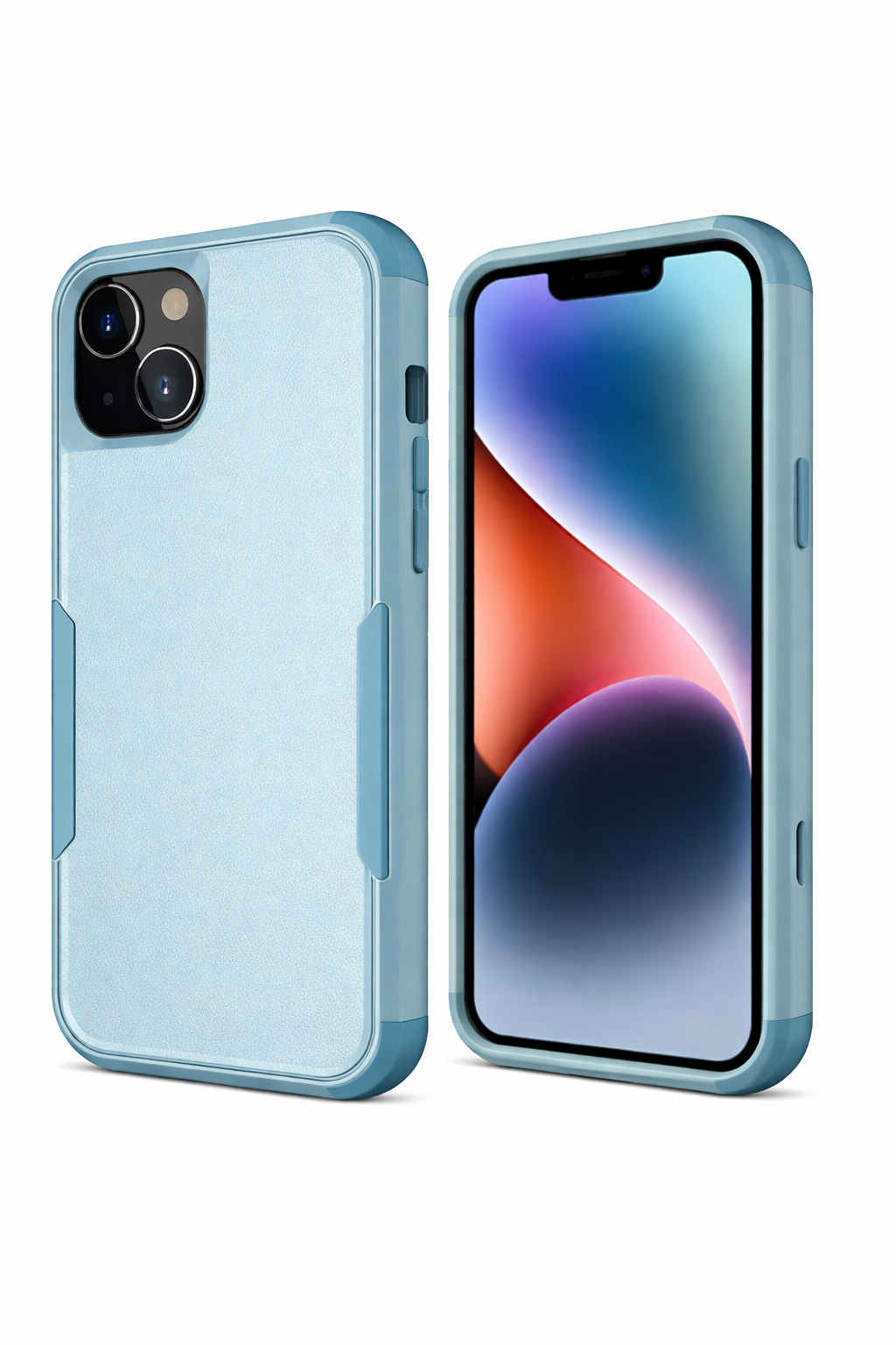 Protective Phone Case – Dual Layer Full Coverage Shockproof Teal Adventure Case