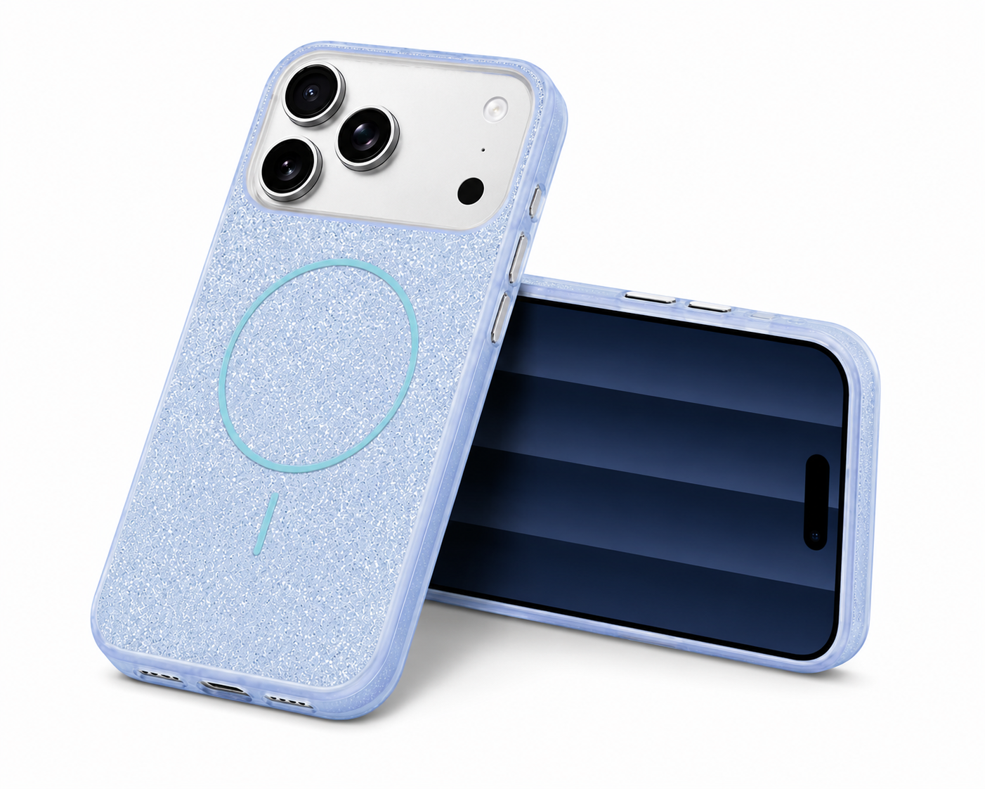 Light Blue Smartphone Case, MagSafe Protective Cover, Durable TPU Phone Case