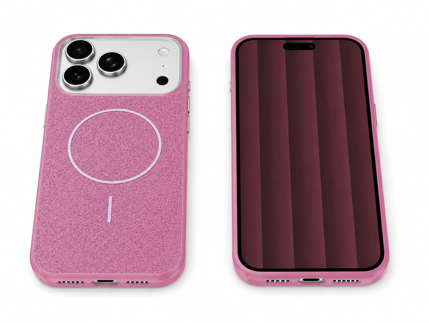 Purple Smartphone Cover, MagSafe Protective Case, Durable TPU Mobile Cover