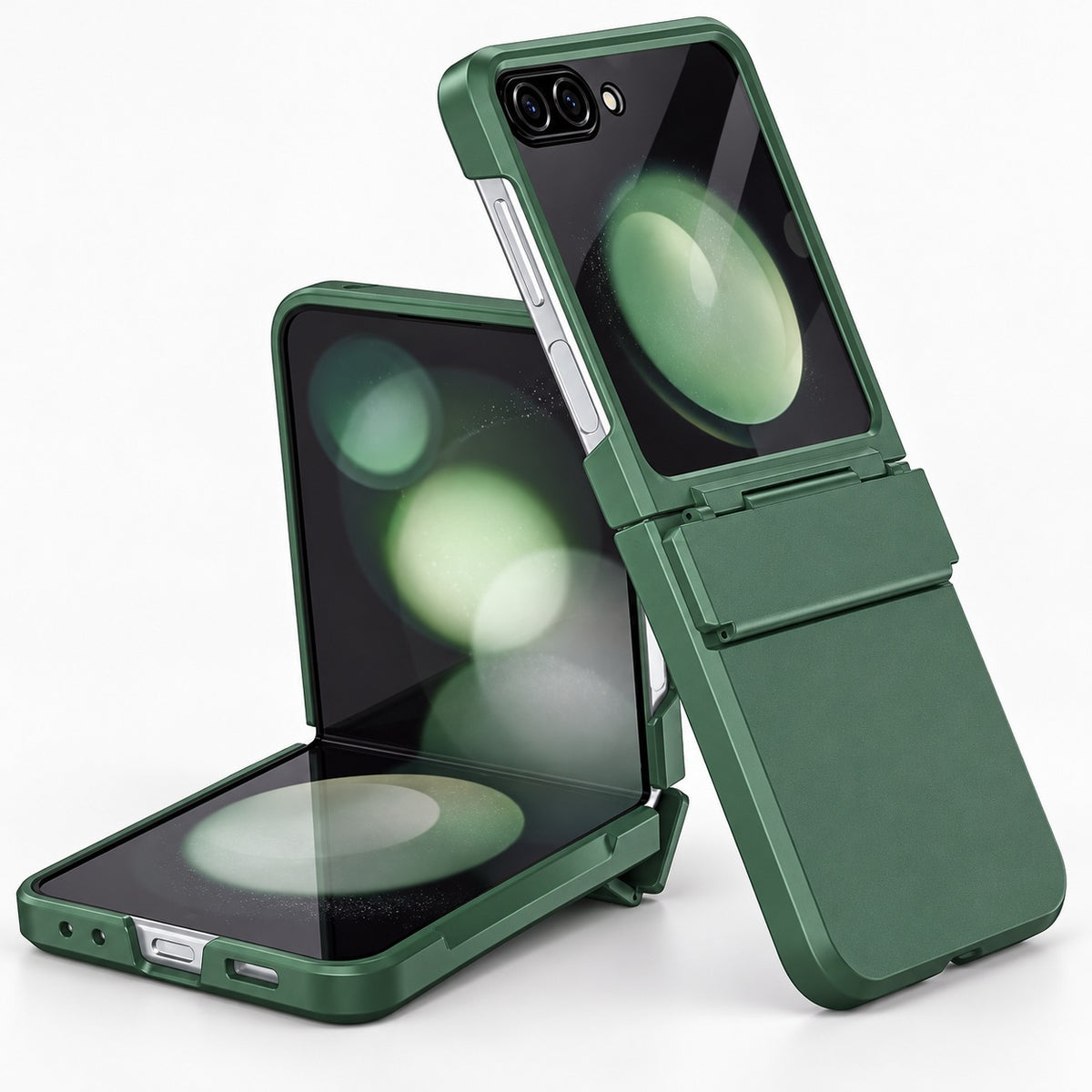 Flat Hinged Case for Samsung Galaxy Z Flip 6 - Green