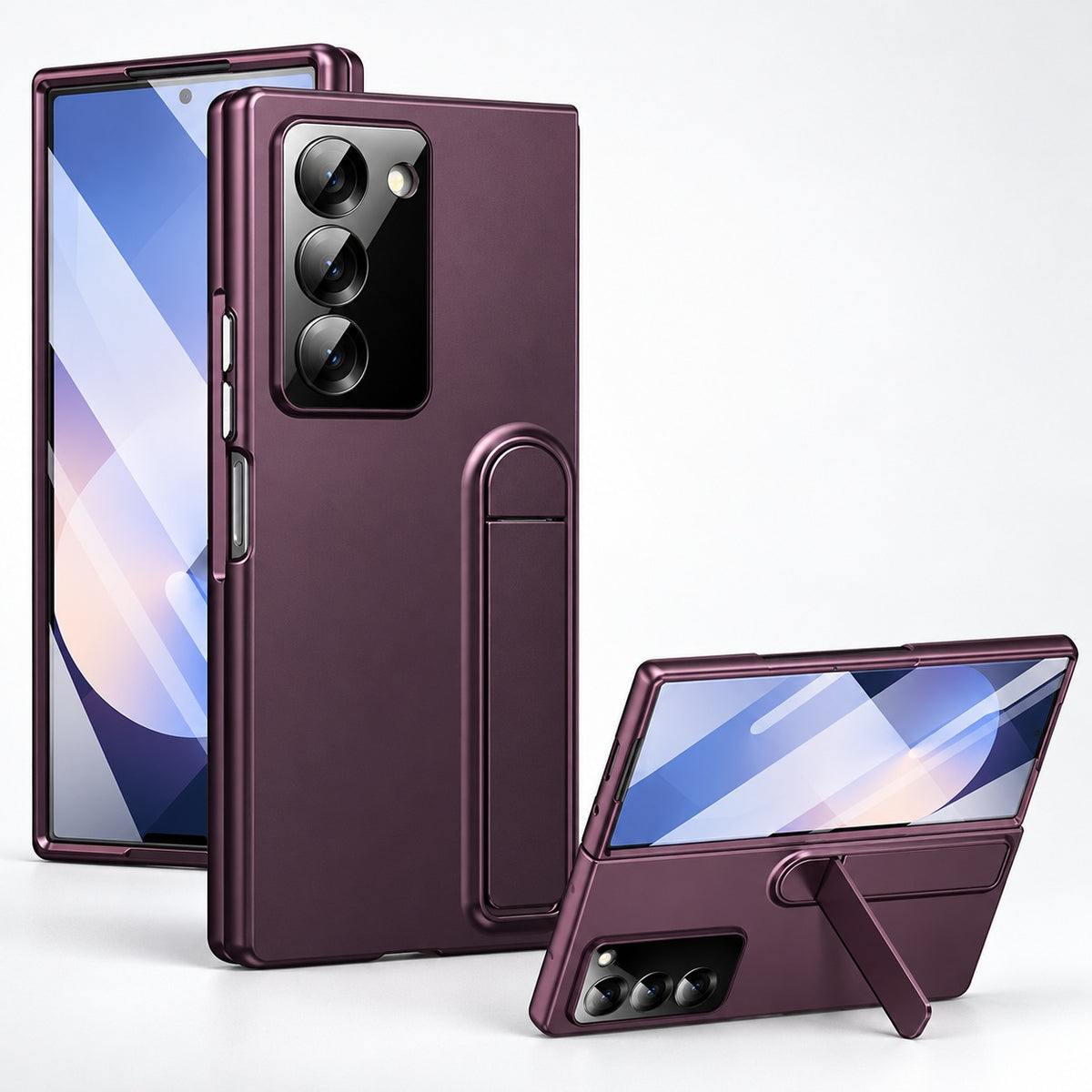 Frame Guard W/ Stand Samsung Galaxy Z Fold 7 - Wine