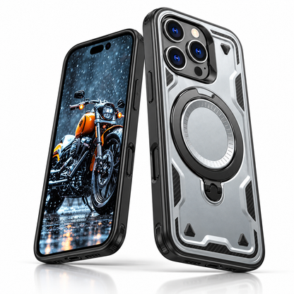 Grey Sparta ring holder phone case for Apple iPhone 12 and iPhone 12 Pro.