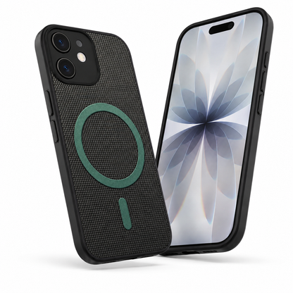 Green shockproof grip case for Apple iPhone 12 Pro 6.1 inch