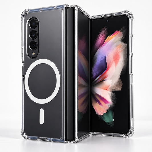 Transparent MagSafe Case for Samsung Galaxy Z Fold 7 - Clear