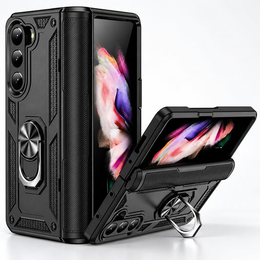 Anti-Drop Hybrid Case for Samsung Galaxy Z Fold 7 - Black