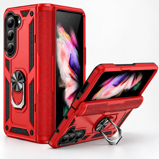 Anti-Drop Hybrid Case for Samsung Galaxy Z Fold 7 - Red