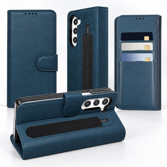 Photo ID Wallet for Samsung Galaxy Z Fold 7 - Navy