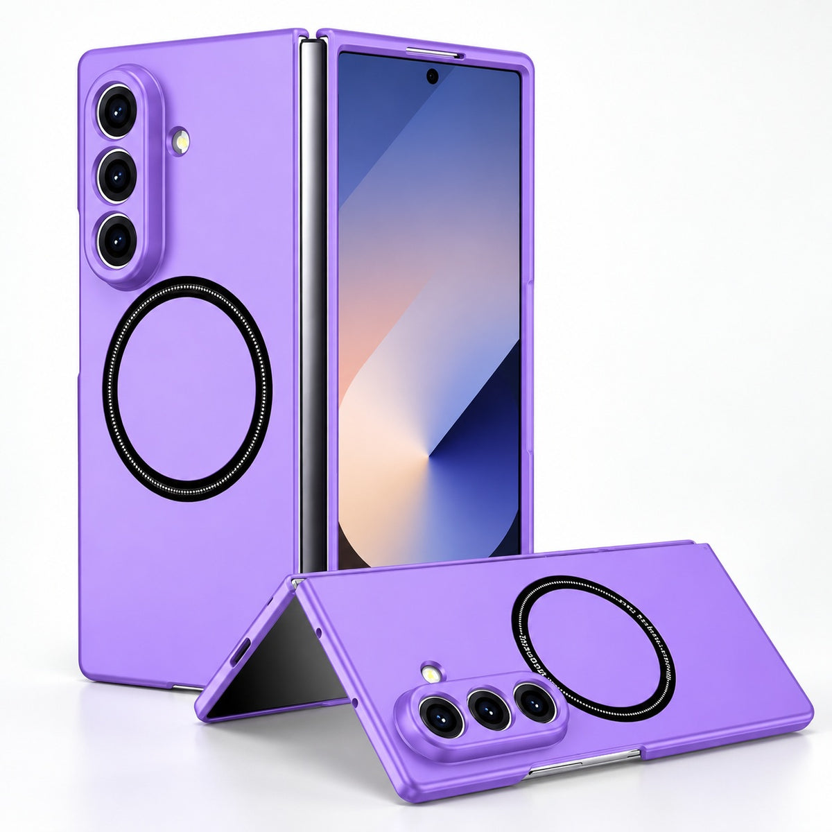 MagSafe Snap Matt Case Samsung Galaxy Z Fold 7 - Purple