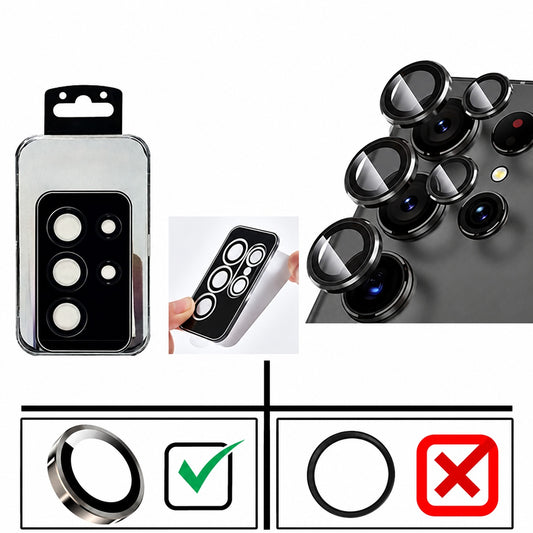 Camera Ring Protector for Samsung Galaxy S25 Ultra - Black