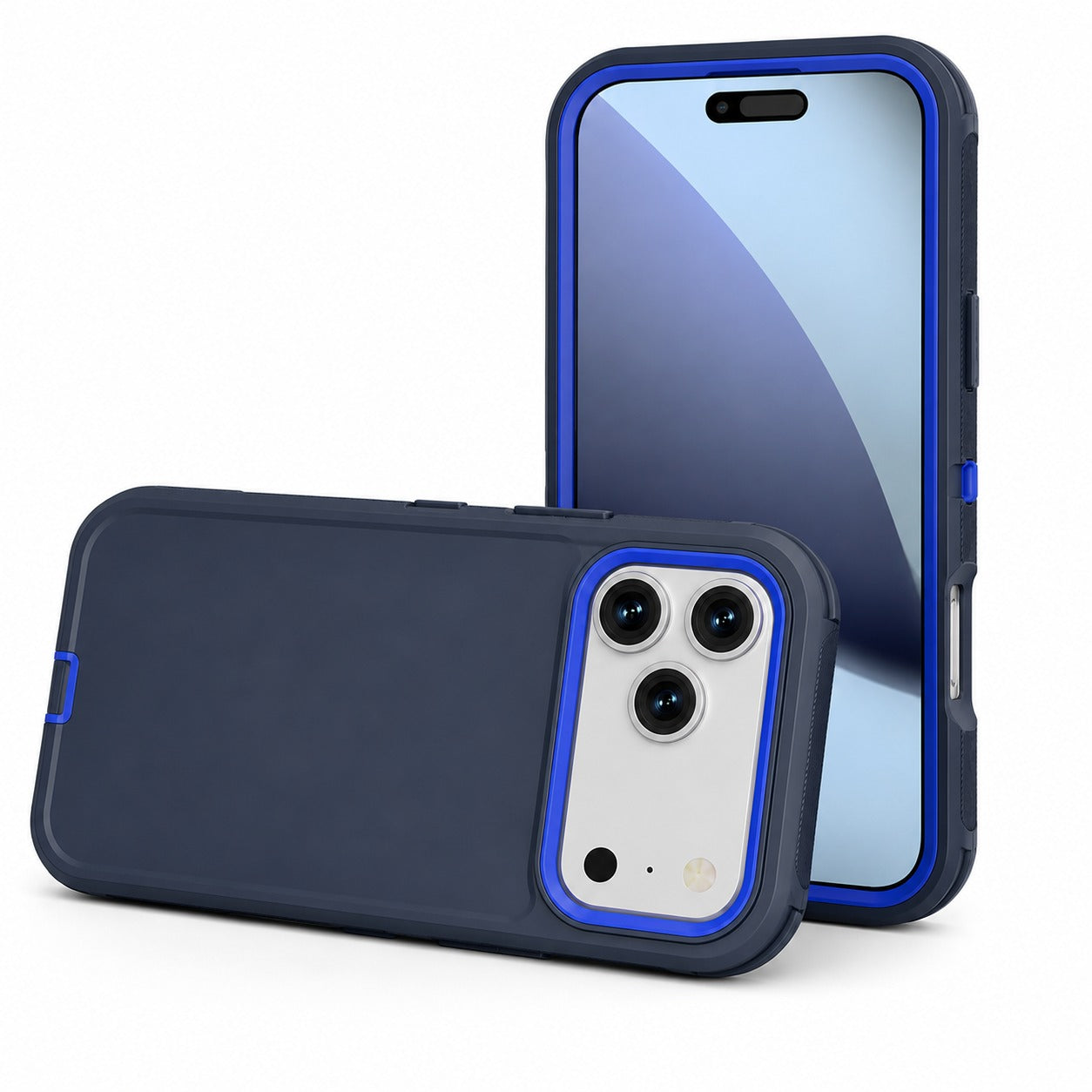 Heavy-duty Shockproof iPhone 17 Pro Max Cover premium Protective Smartphone Case navy finish