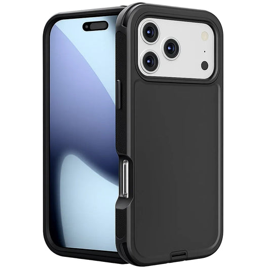  Black Triple Protection Case for Apple iPhone 18 Pro, Shockproof Phone Case, MagSafe Compatible Cover