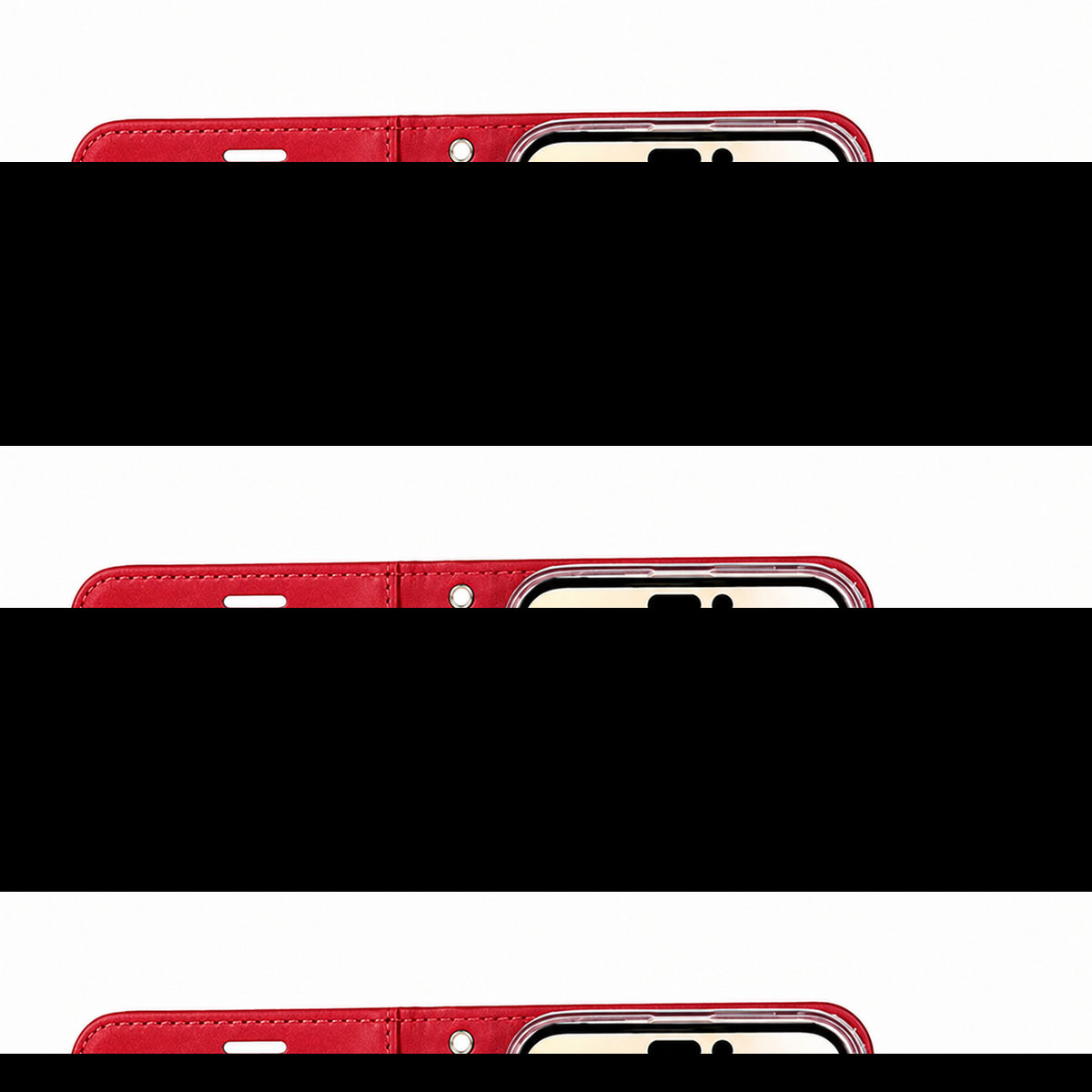 Photo ID Wallet for Apple iPhone 18 Pro Max – Red