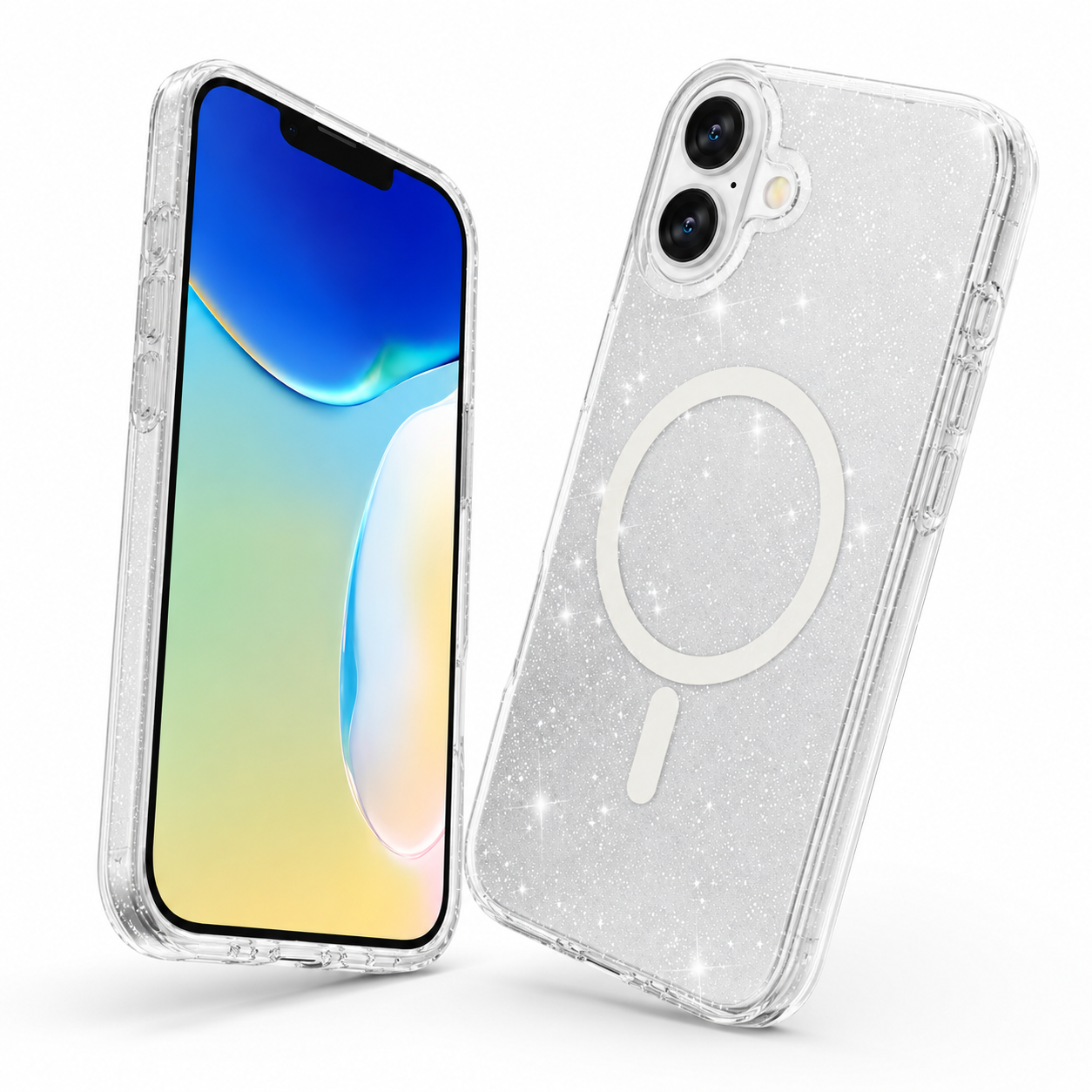 Crystal Clear MagSafe Phone Cover for iPhone 16 Scratch Resistant Mobile Case