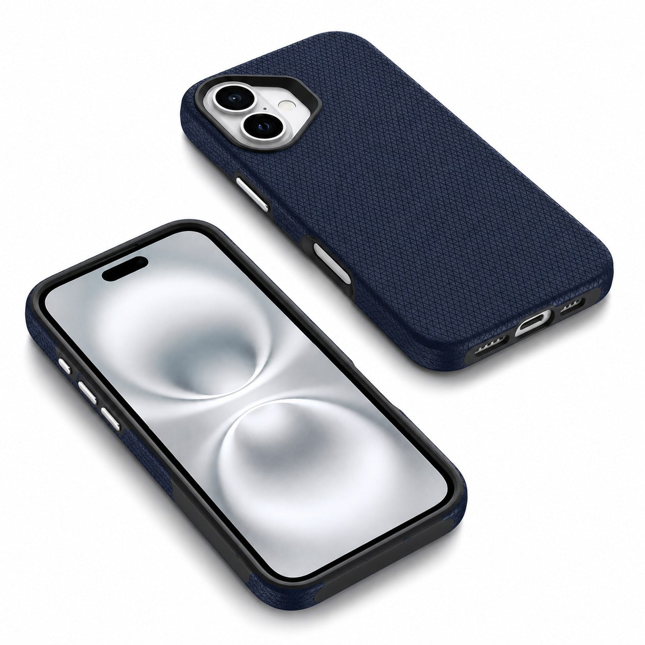  Premium Navy Phone Case, Military Grade Protective Cover, Anti Scratch iPhone 17 Case
