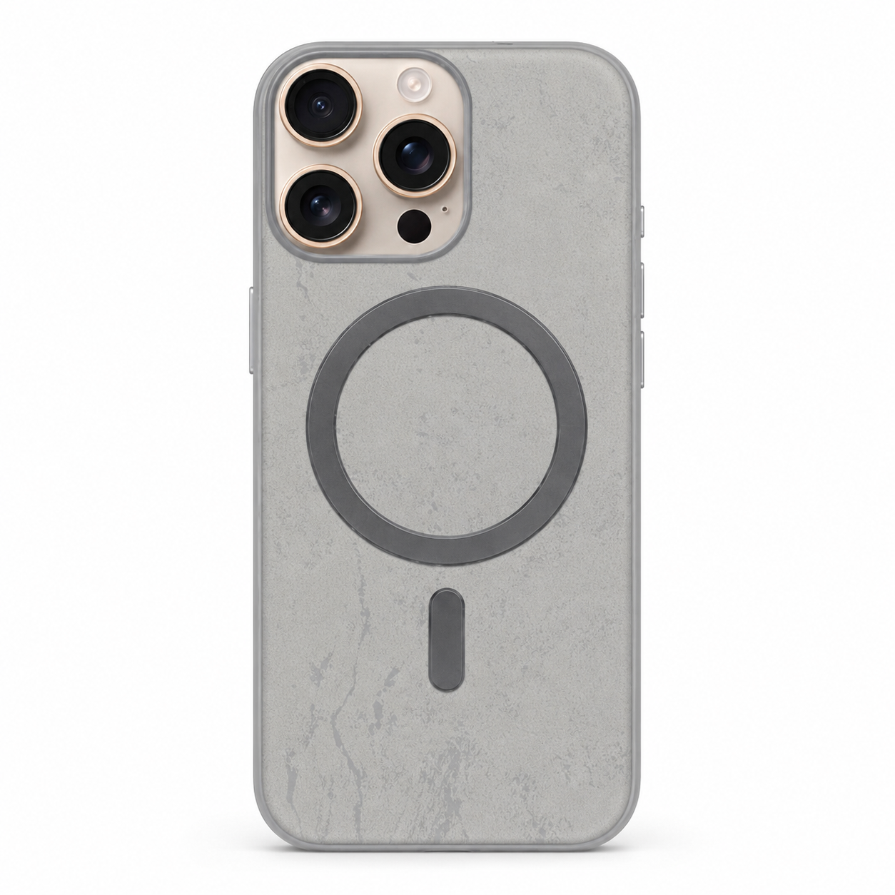 Grey MagSafe Plush case for Apple iPhone 12 / 12 Pro