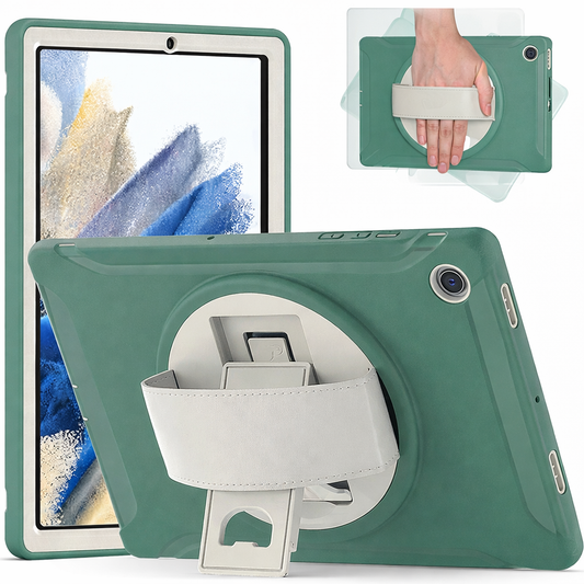 Heavy Duty Tablet Case – Green Hand Strap with Kickstand Case | Protective Case