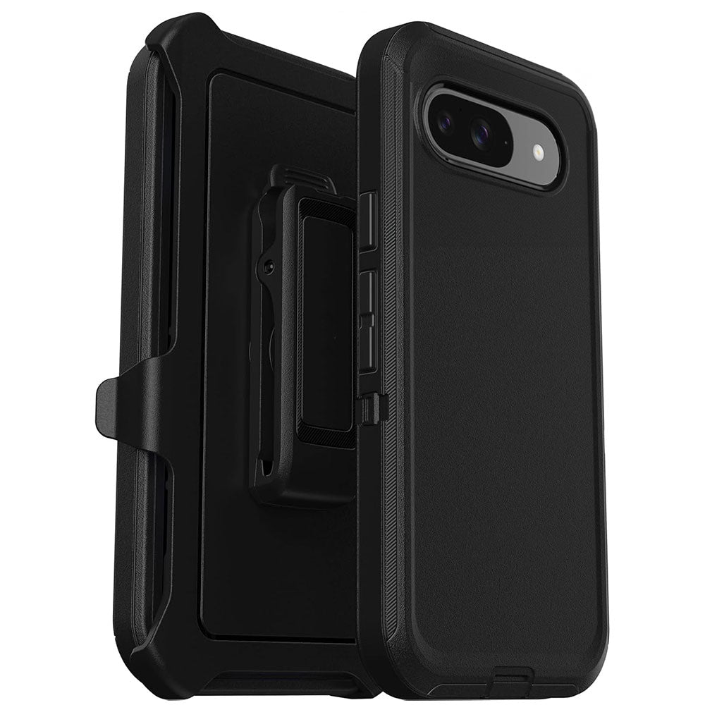 Heavy Duty Phone Case with Belt Clip – Black Full Coverage Protective Cover