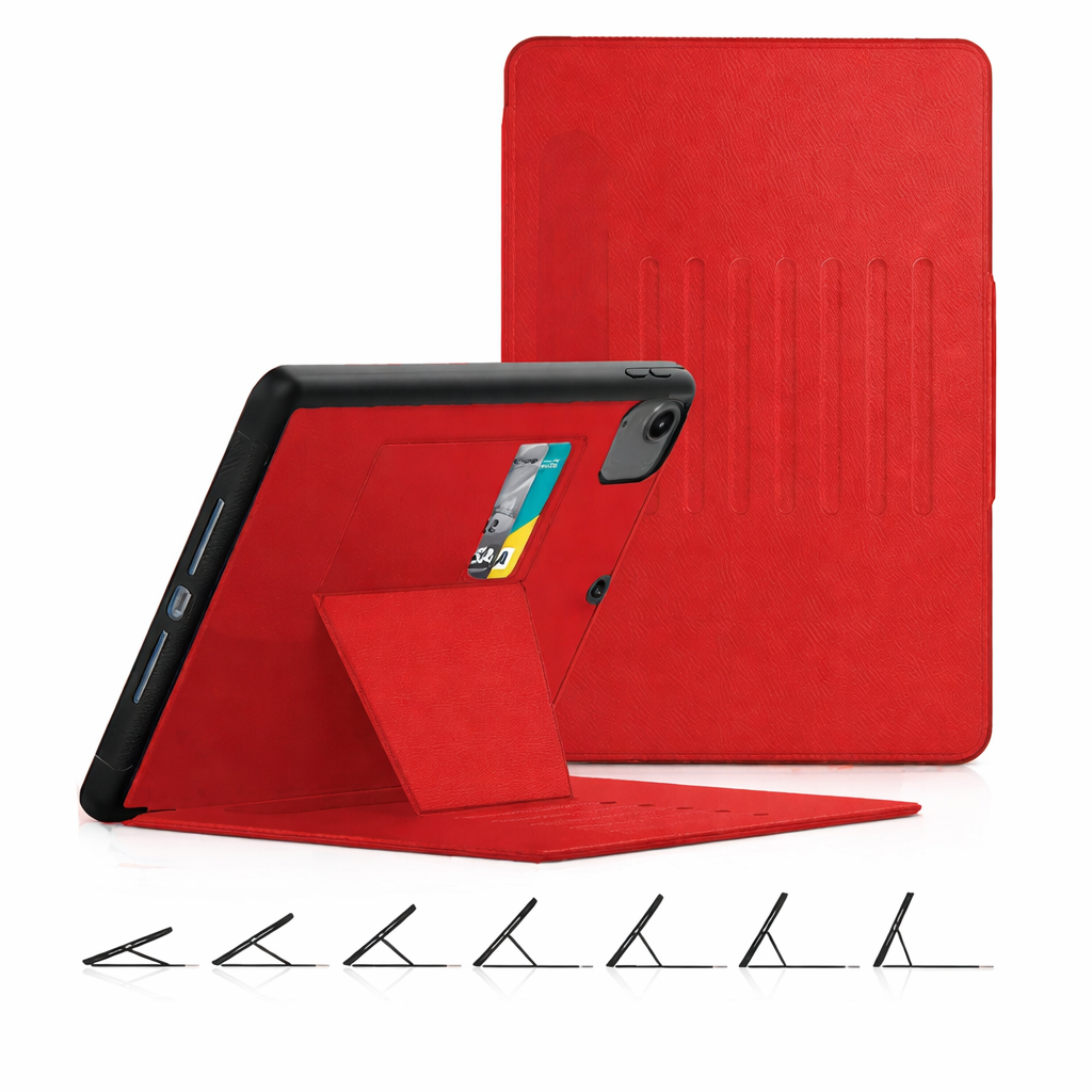 Heavy Duty Tablet Case – Red Multi-functional Shockproof Case with Stand | Protective Case