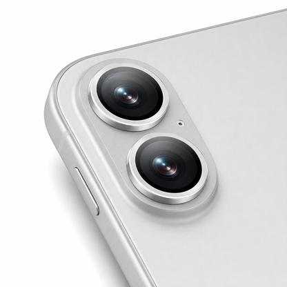 Silver Metal Camera Lens Protector for Apple iPhone 17 – Silver