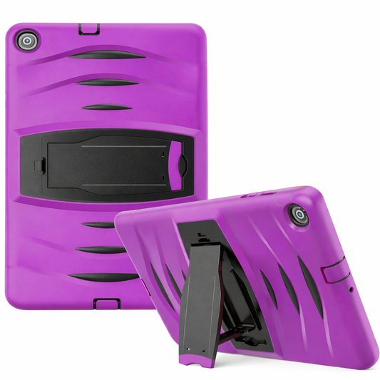 Heavy Duty Tablet Case – Purple Kickstand Defender with Shockproof Case with Stand | Protective Case
