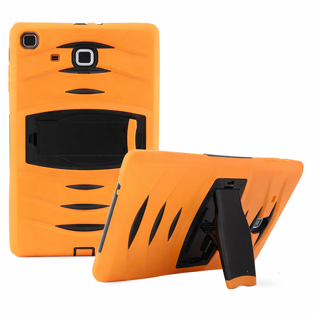 Heavy Duty Tablet Case – Orange Kickstand Defender with Shockproof Case with Stand | Protective Case