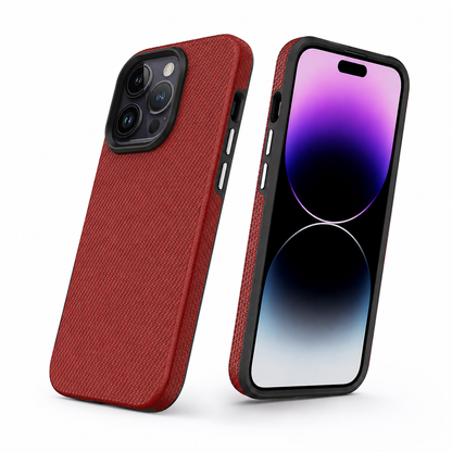 Apple iPhone 12 red geometric triangle phone cover