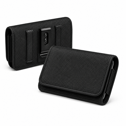 Horizontal Phone Holster for iPhone 17 Pro Max Premium Belt Phone Pouch