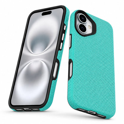 Premium Teal Phone Case, Military Grade Protective Cover, Anti Scratch iPhone 16 Case