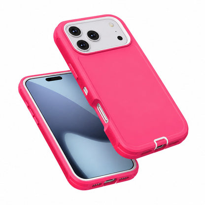 Slim MagSafe Compatible Phone Case, Hot Pink iPhone Cover, Scratch Resistant Case