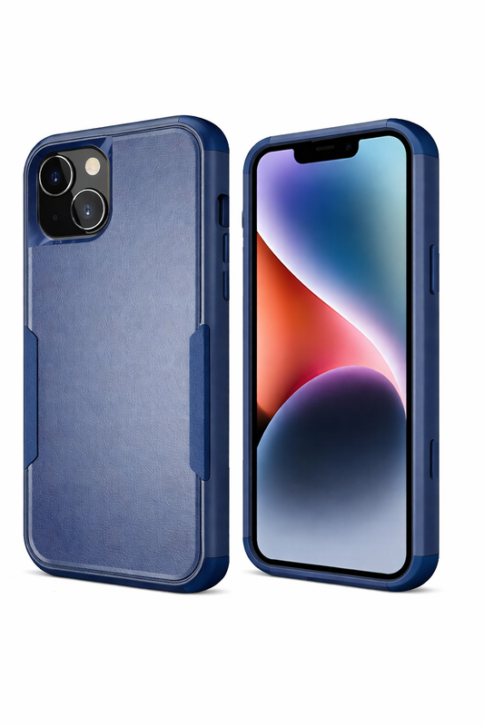 Protective Phone Case – Dual Layer Full Coverage Shockproof Navy Adventure Case