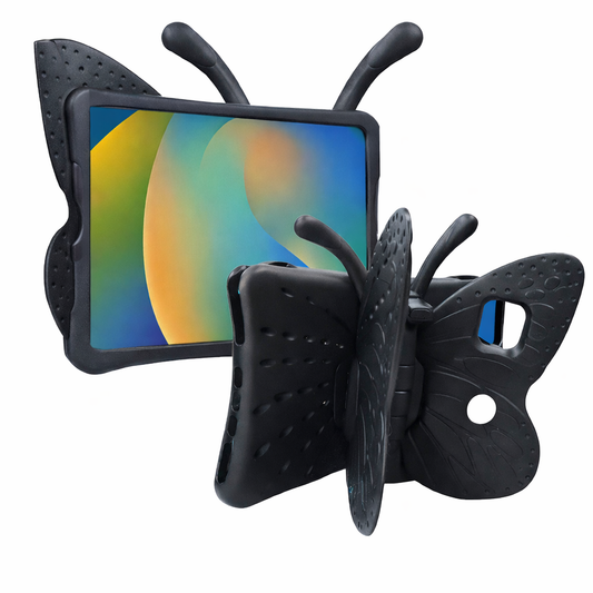 Heavy Duty Tablet Case – Butterfly Kids Silicone Case with Stand | Protective Case