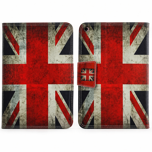 Notebook Design Tablet Case – Union Jack Notebook Design | Protective Case