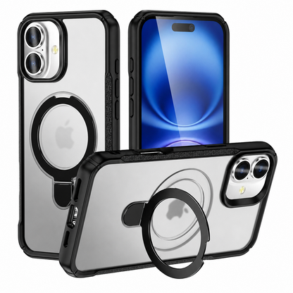 Apple iPhone 16 Clear MagSafe Case, Transparent Phone Cover, Shockproof Protective Case