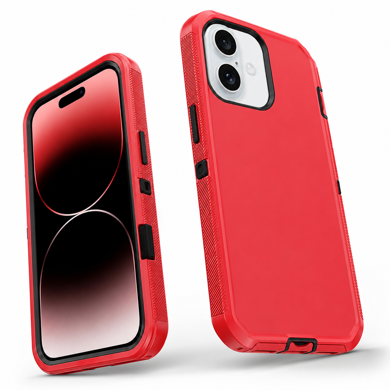 Rugged Apple iPhone 16 case with raised camera protection