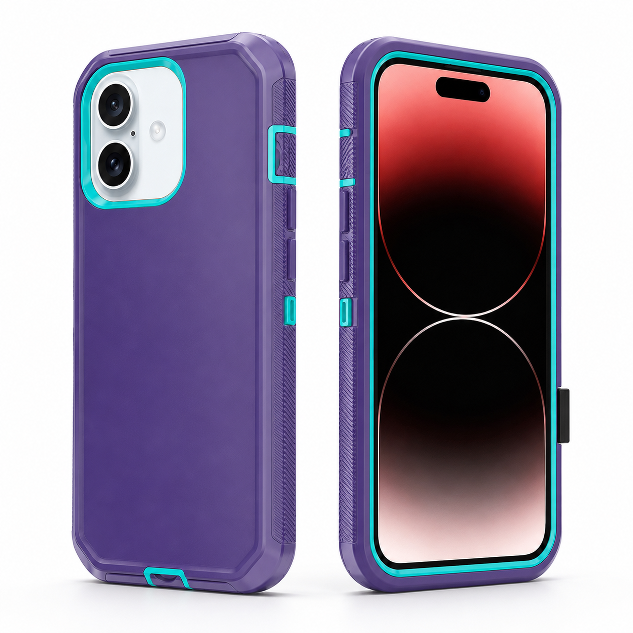 MagSafe-compatible purple protective case for Apple iPhone 17